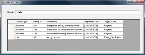 Tutorial - iTunes-like client for activities | SuperOffice Docs
